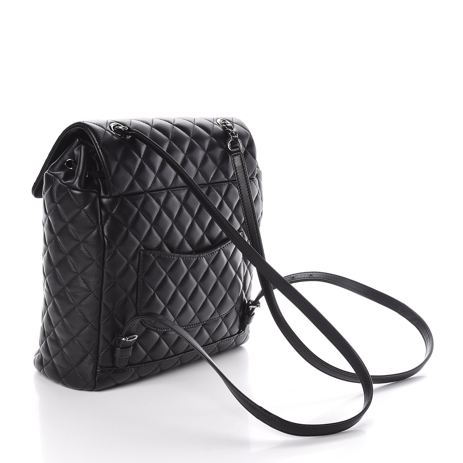 Chanel Lambskin Quilted Large Urban Spirit Backpack Black 3 of 10