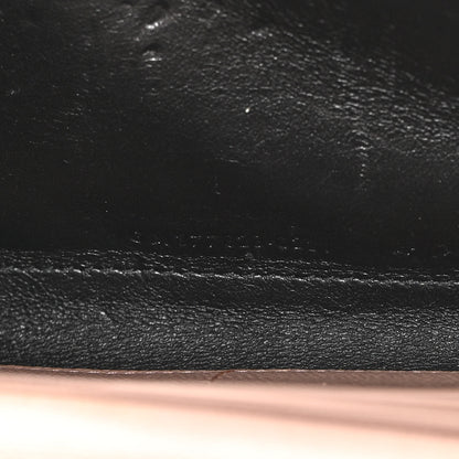 Saint Laurent Grain De Poudre Matelasse Chevron Monogram Chain Wallet Nude Powder 7 of 13
