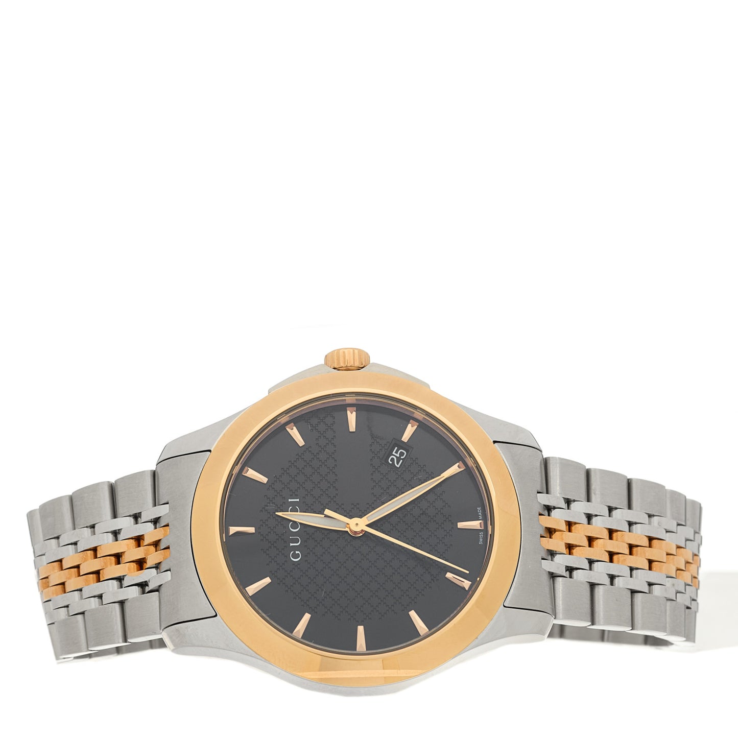 Stainless Steel 38mm G-Timeless Two Tone Quartz Watch Black