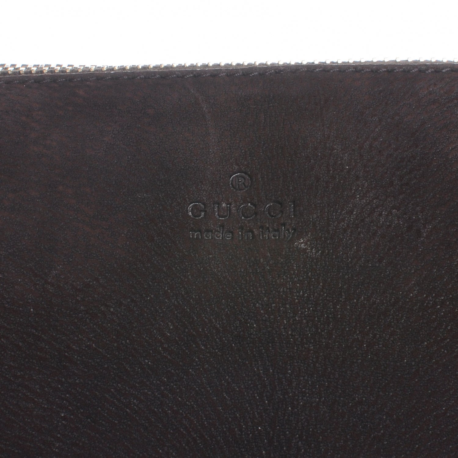 Gucci Nubuck Suede Large Web Messenger Bag Dark Brown 9 of 10