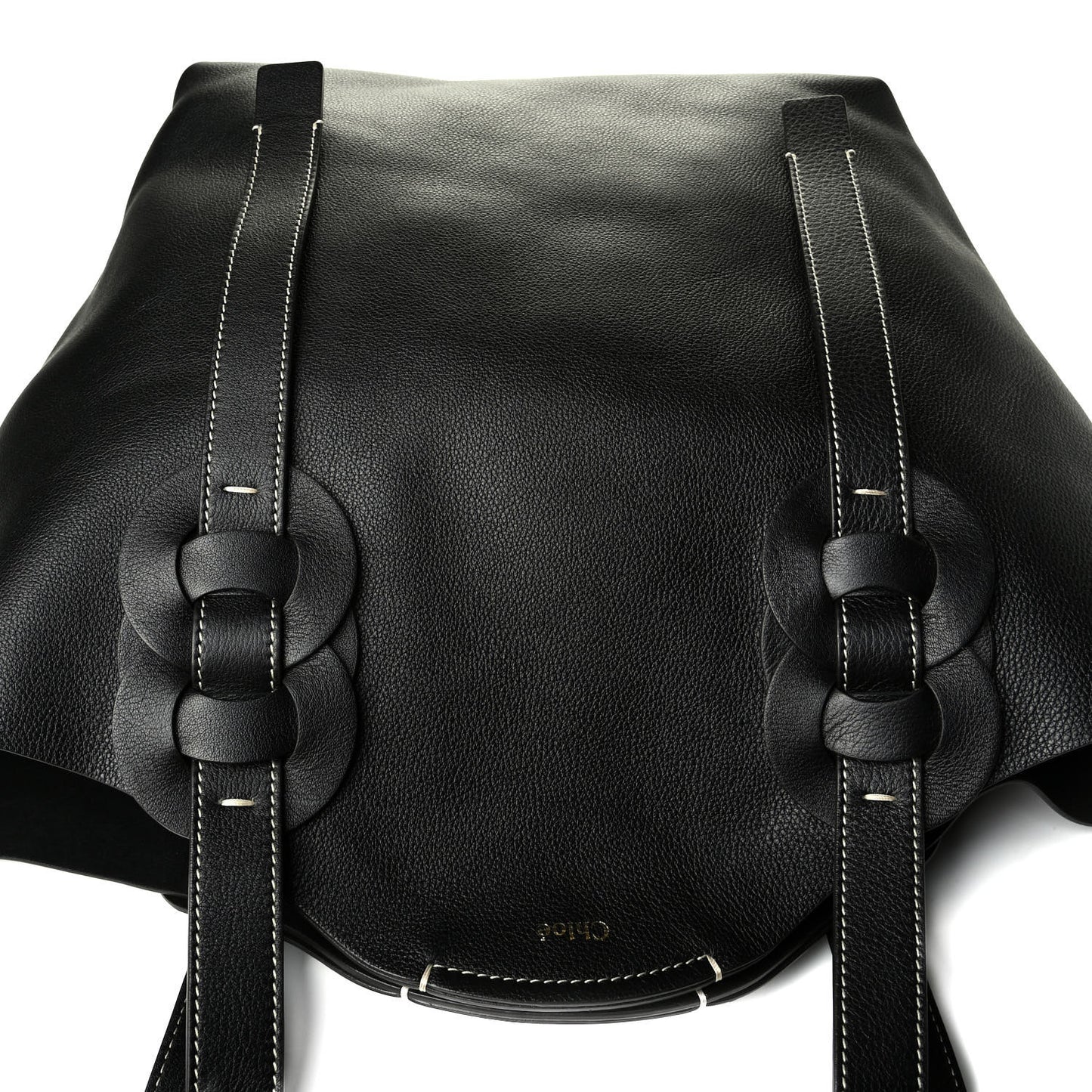 Small Grain Smooth Calfskin Medium Darryl Tote Black