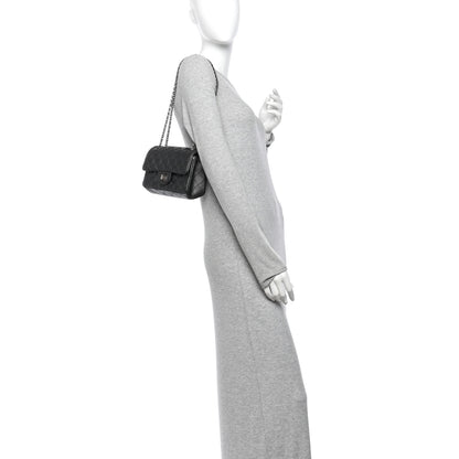 Chanel Metallic Sheepskin Quilted 2.55 Reissue Mini Flap Dark Grey 2 of 11
