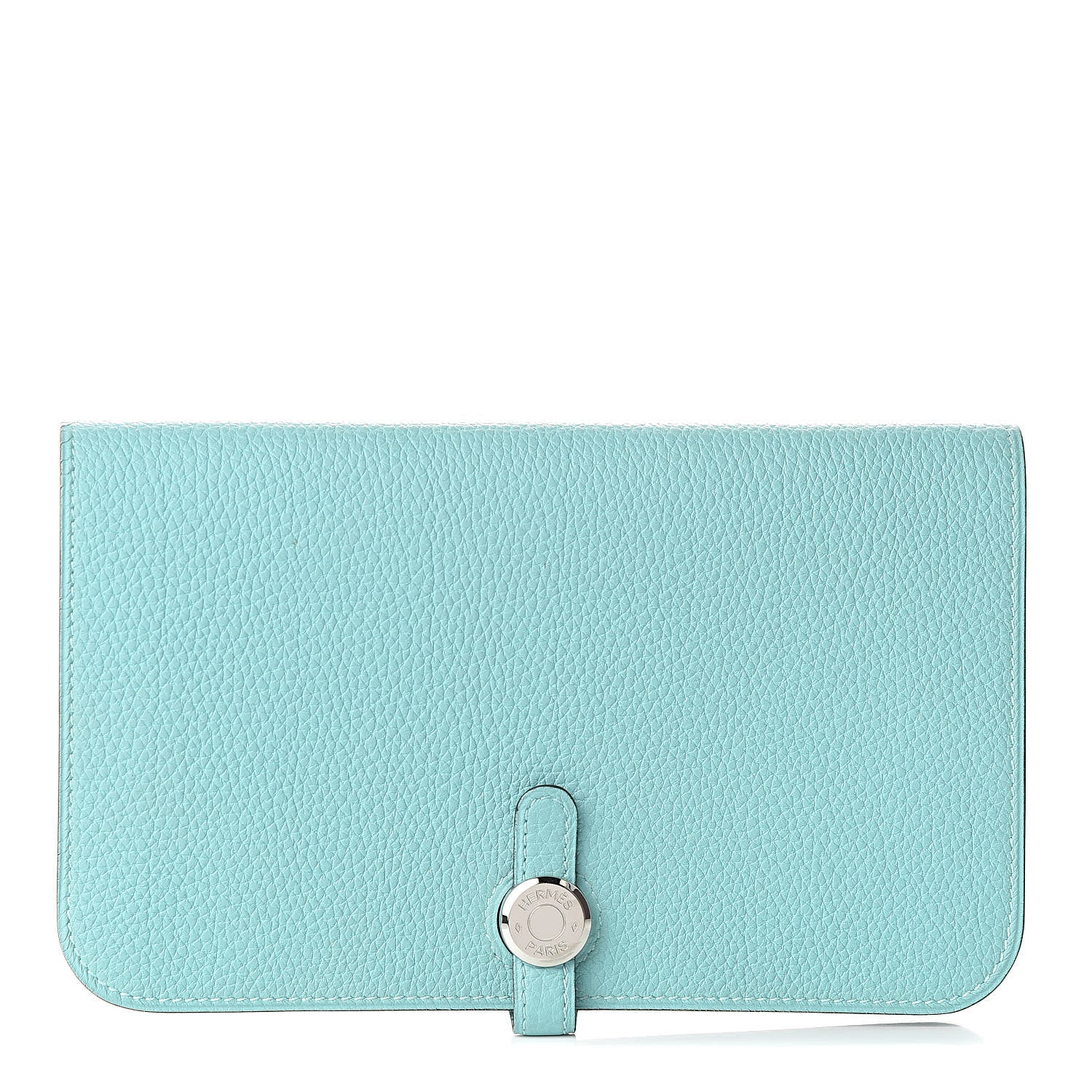 Hermes Togo Dogon Duo Wallet Bleu Atoll 1 of 10