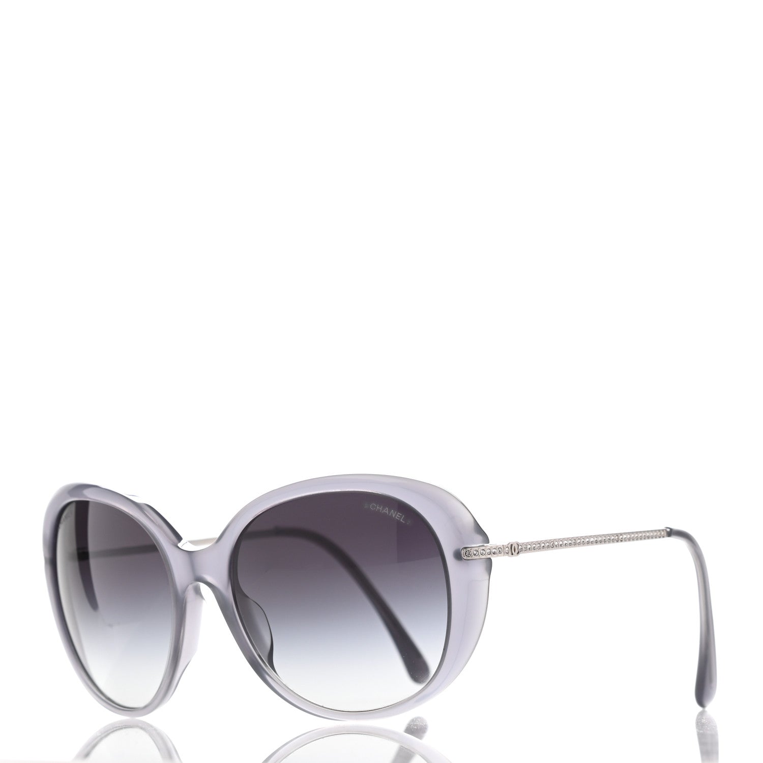 Chanel Acetate Crystal CC Sunglasses 5293-B Blue 1 of 9