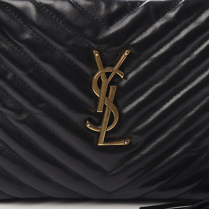 Saint Laurent Calfskin Matelasse Monogram Lou Camera Bag Black 10 of 10
