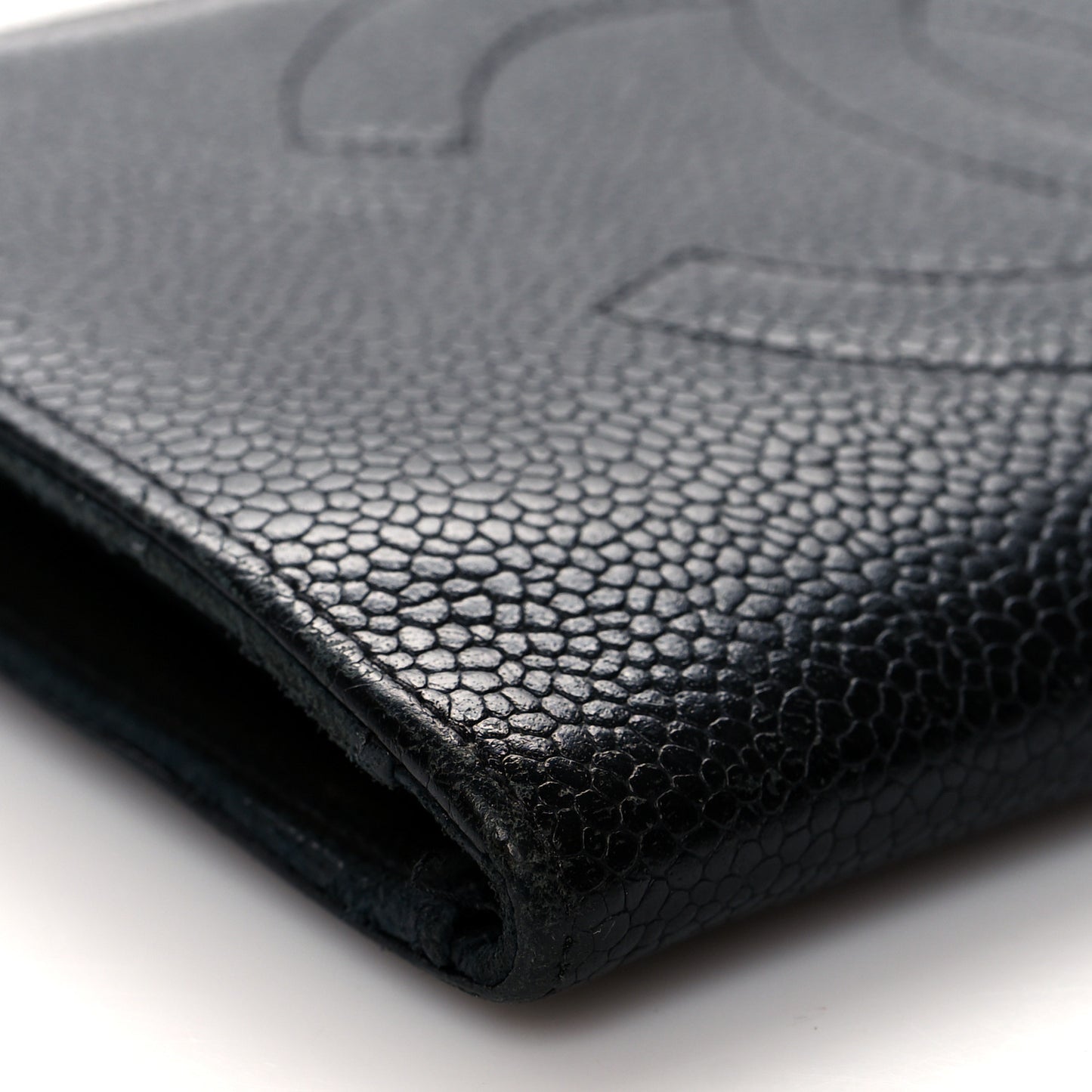 Caviar Timeless CC French Wallet Black