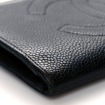 Chanel Caviar Timeless CC French Wallet Black 9 of 12