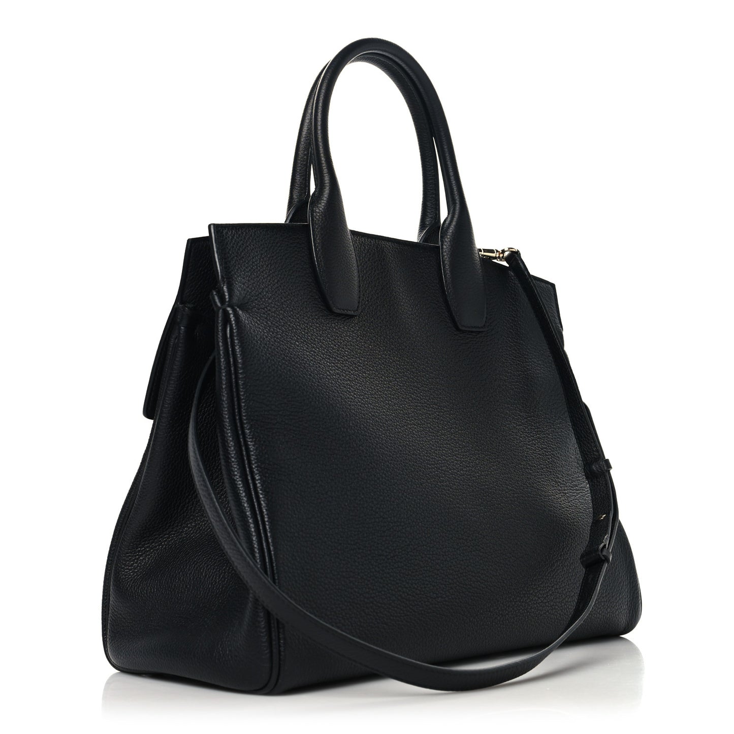 Calfskin Large The Studio Bag Black