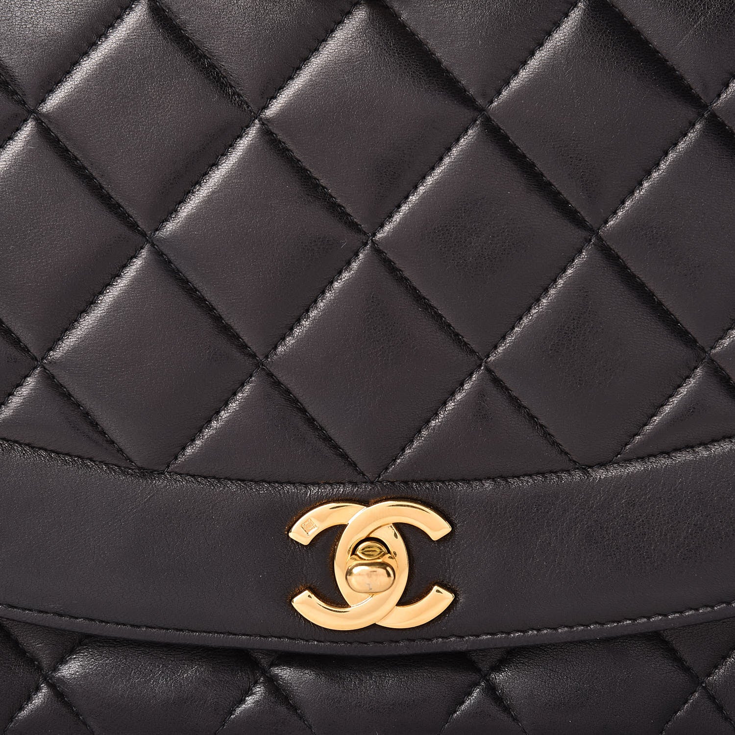 Chanel Lambskin Quilted Medium Single Flap Black 11 of 14