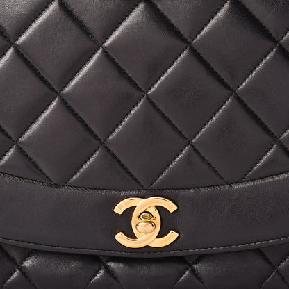 Chanel Lambskin Quilted Medium Single Flap Black 11 of 14