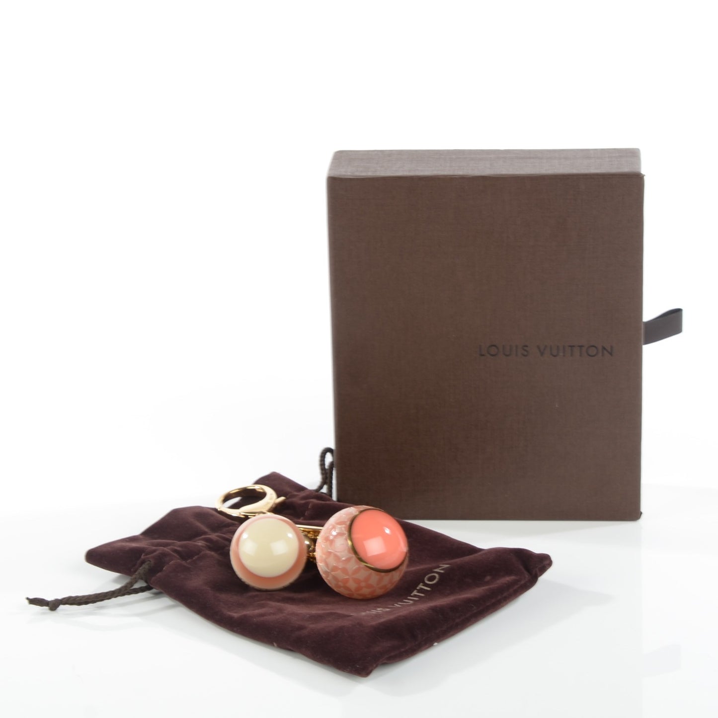 Mini Lin Croisette Bag Charm Pink