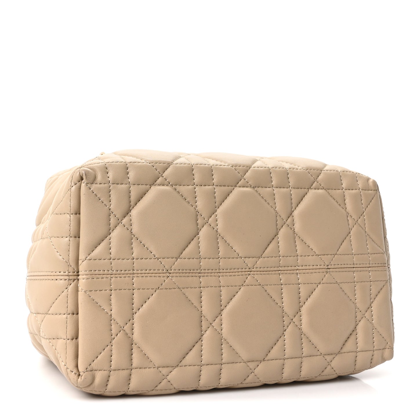 Calfskin Macrocannage Small Toujours Tan Black
