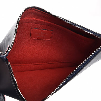 Louis Vuitton Epi Neverfull MM Indigo Coquelicot 6 of 9