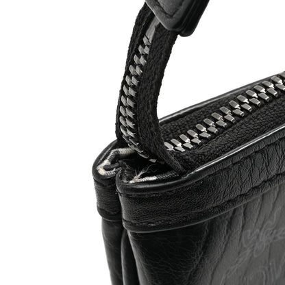 MCM Visetos Liz Shopper Tote Pouch Black 11 of 11