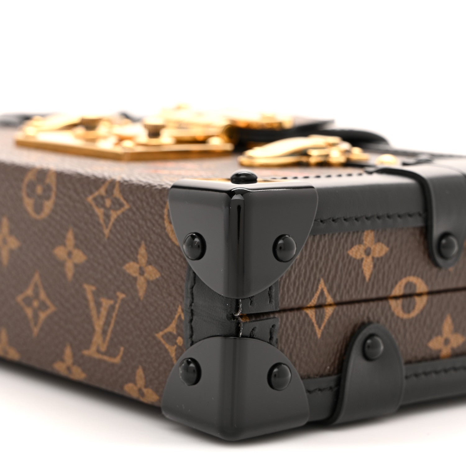 Louis Vuitton Monogram Petite Malle Black 10 of 11