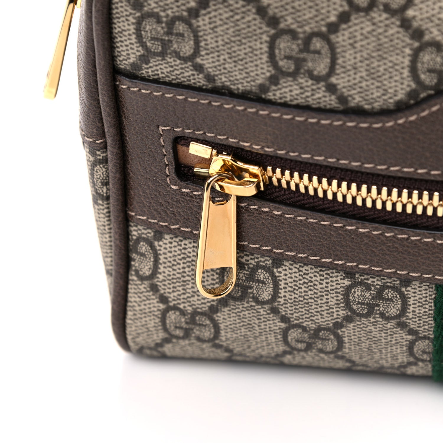Gucci GG Supreme Monogram Web Small Ophidia Belt Bag 95 38 Dark Brown 9 of 9