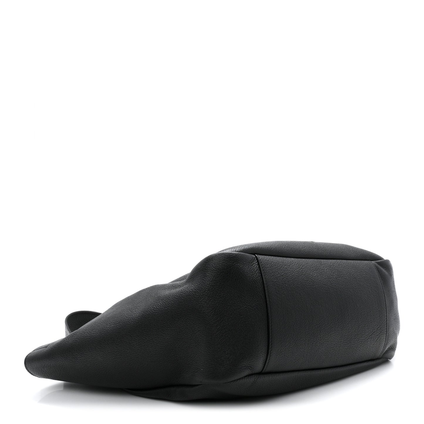 Grained Deerskin Bea Tote Black