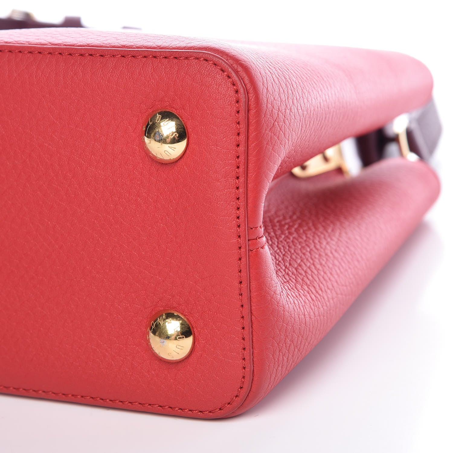 Louis Vuitton Taurillon Multicolor Capucines PM Rouge Carmine 8 of 8
