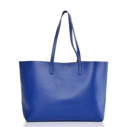 Saint Laurent Calfskin Large Shopping Tote Ultramarine 1 of 8