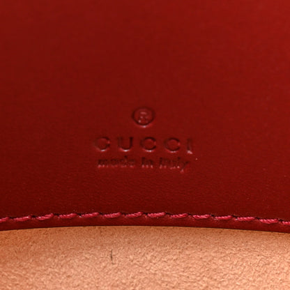 Gucci Boarded Dyana Lux Calfskin Mini Jackie 1961 Hobo New Cherry Red 6 of 10