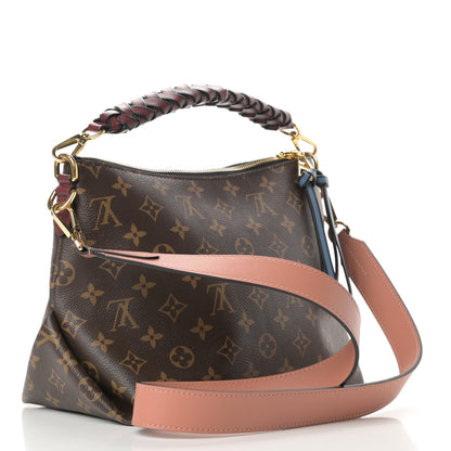 Louis Vuitton Monogram Beaubourg Hobo Mini Bordeaux Red Peach Safran Blue Jean Blue 3 of 10