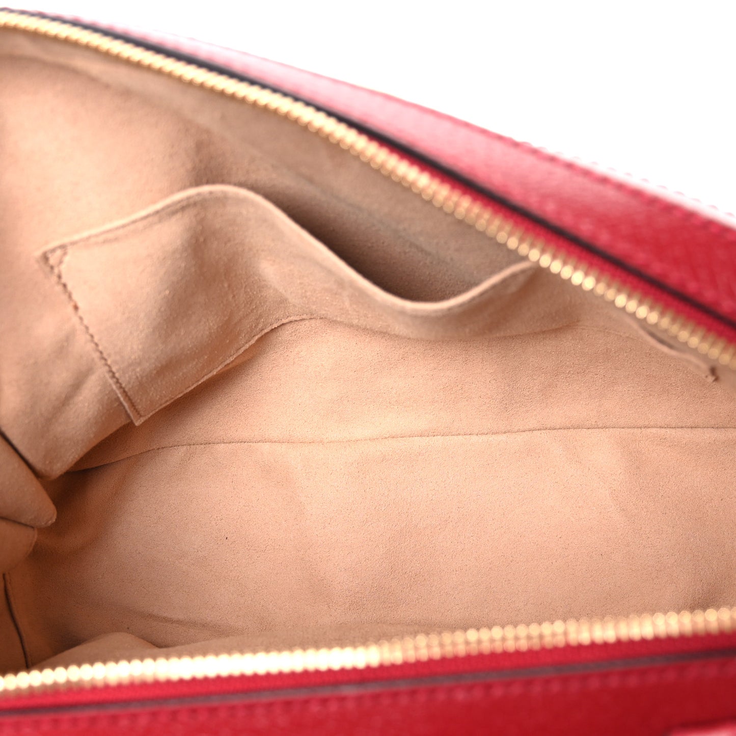GG Supreme Monogram Flora Web Small Ophidia Top Handle Shoulder Bag Hibiscus Red