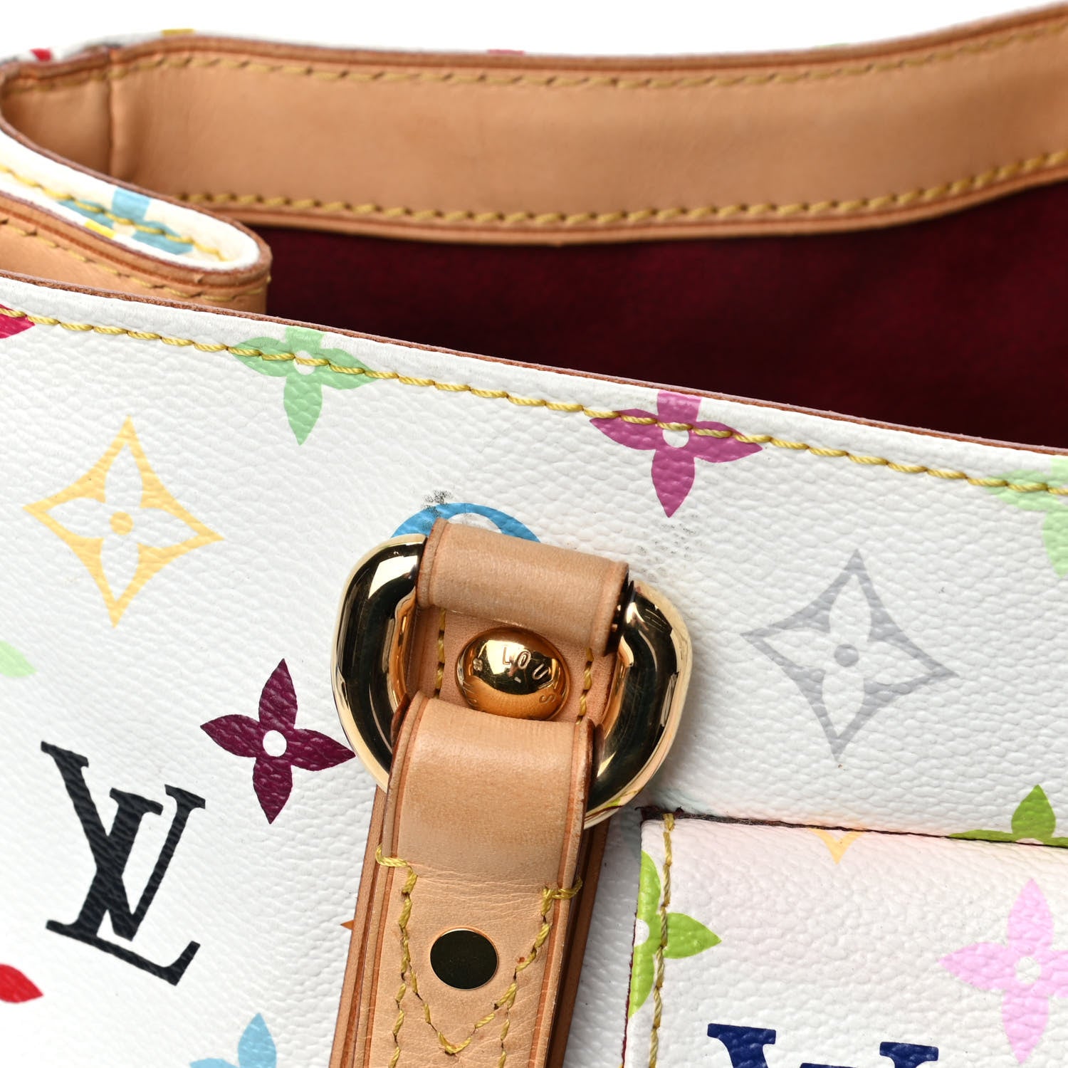 Louis Vuitton Monogram Multicolor Aurelia MM White 12 of 15