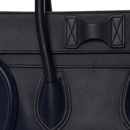 Celine Smooth Calfskin Mini Luggage Ink 25 of 28