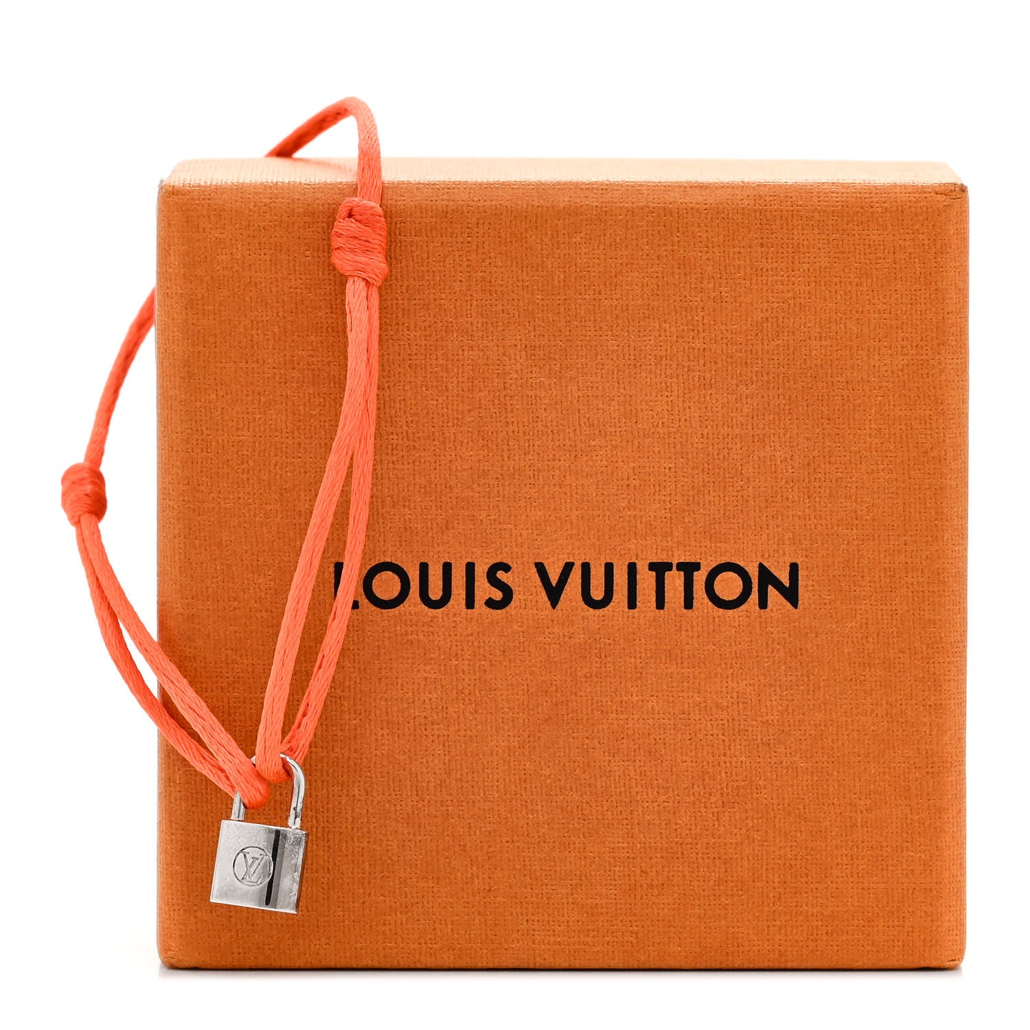 Louis Vuitton X UNICEF Sterling Silver Lockit Bracelet Orange 5 of 5