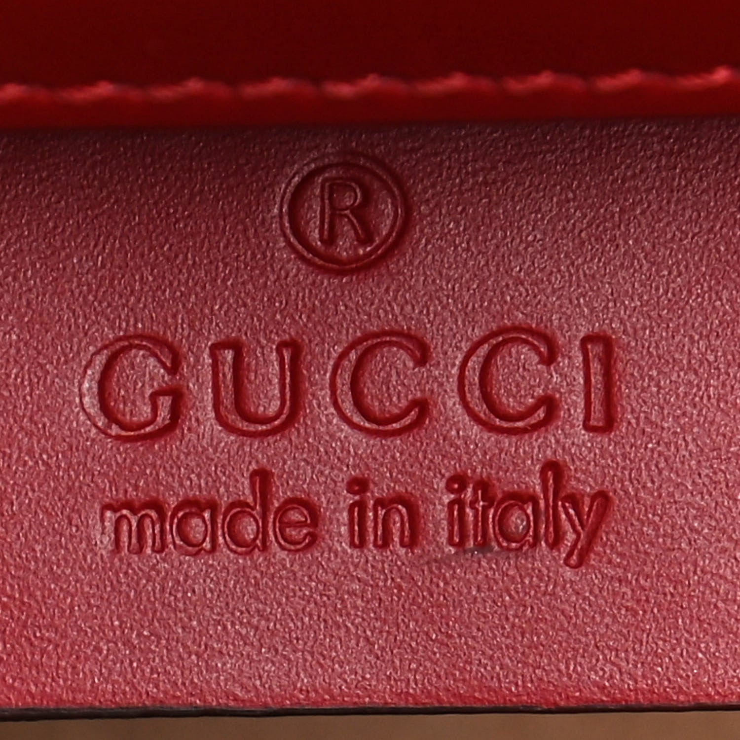 Gucci Calfskin Mini Sylvie Chain Shoulder Bag Hibiscus Red 5 of 10