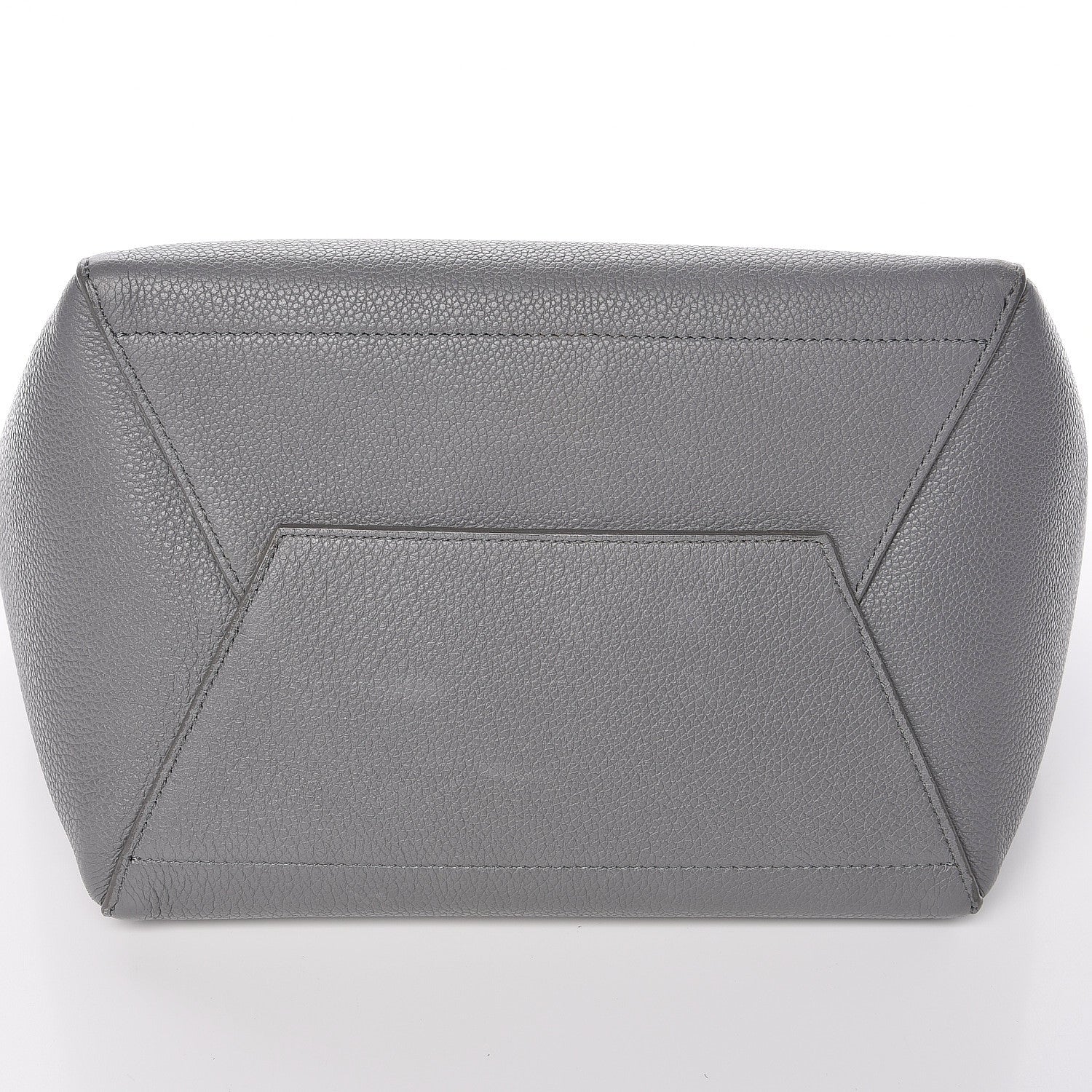 Celine Soft Grained Calfskin Sangle Bucket Bag Storm 13 of 23