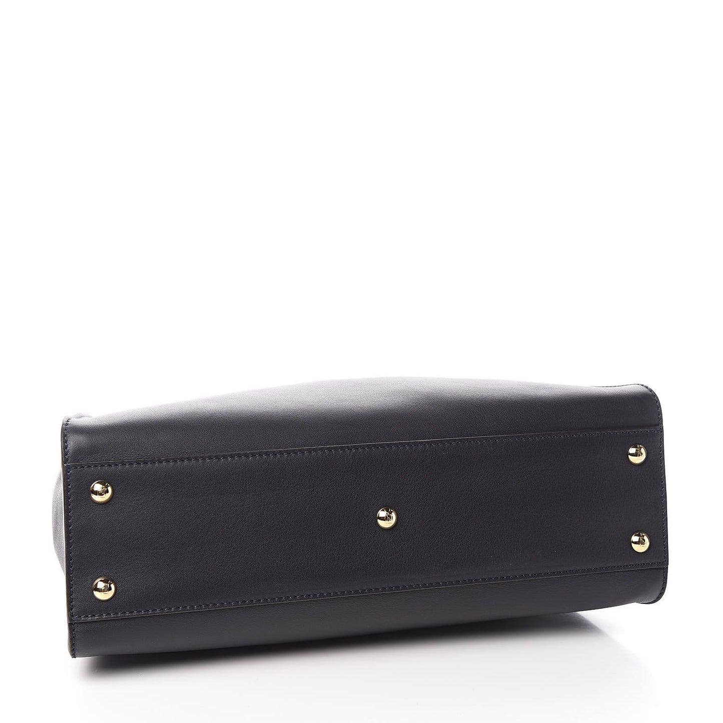 Vitello Seta Shiny Nappa Medium Peekaboo Iconic Satchel Blue Notte Turchese