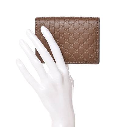 Gucci Microguccissima Card Case Wallet Acero 2 of 9