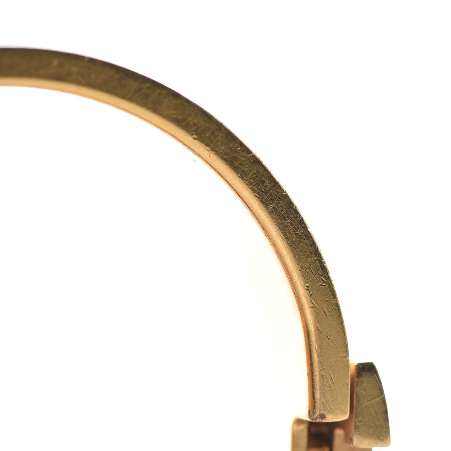 Enamel Narrow Clic Clac H Bracelet PM White
