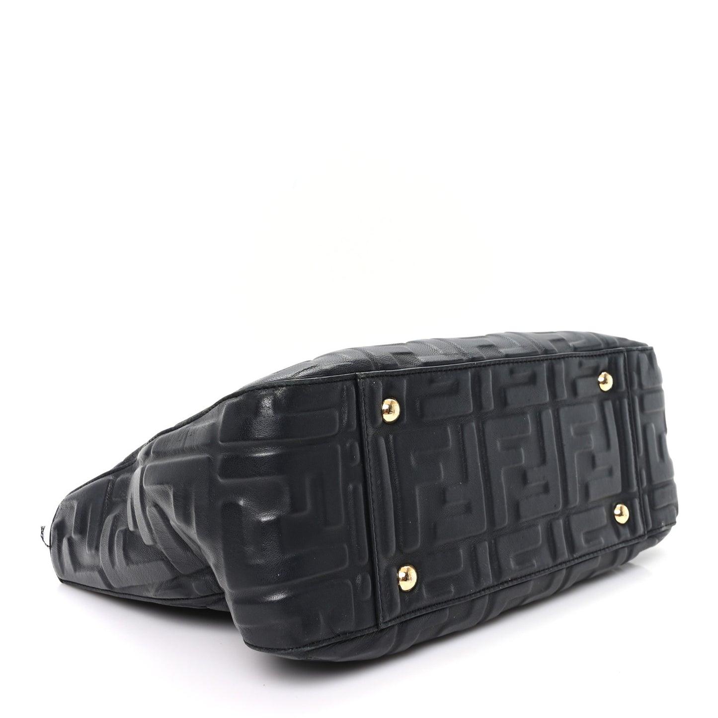 Nappa FF 1974 Embossed Small FF Tote Black