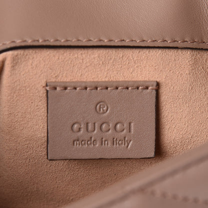 Gucci Calfskin Matelasse Super Mini GG Marmont Shoulder Bag Porcelain Rose 6 of 10