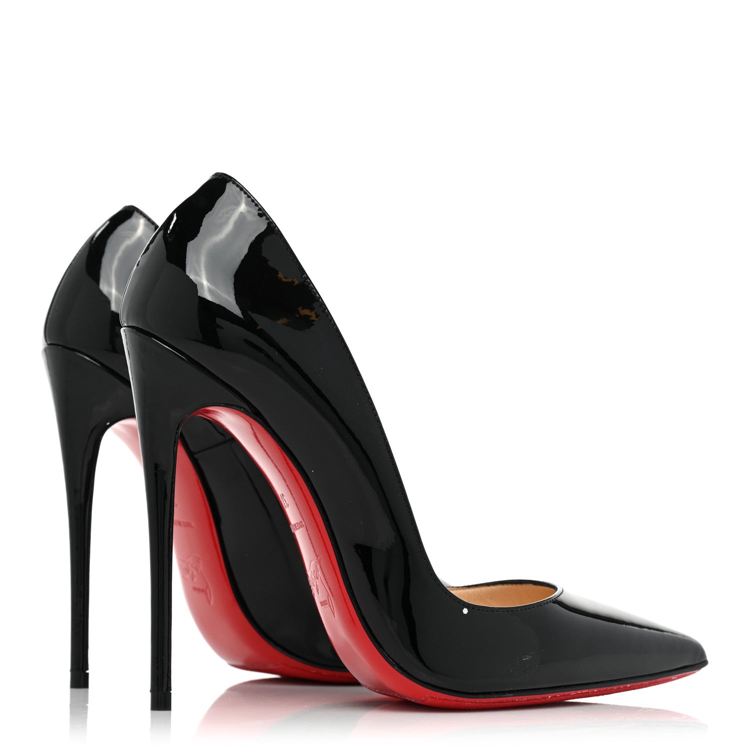 Christian Louboutin Patent So Kate 120 Pumps 37 Black 4 of 11
