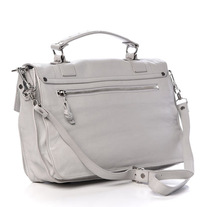 Proenza Schouler Lambskin Medium PS1 Satchel Pale Steel 3 of 19