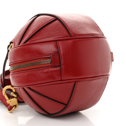Gucci Piuma Lux Energy Mini Tifosa Basketball Shaped Shoulder Bag Romantic Cerise 9 of 10