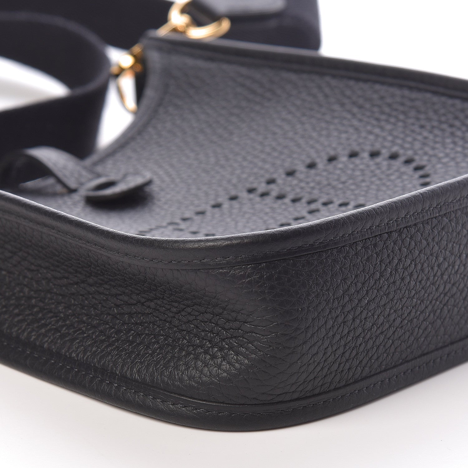 Hermes Taurillon Clemence Evelyne TPM Black 8 of 10