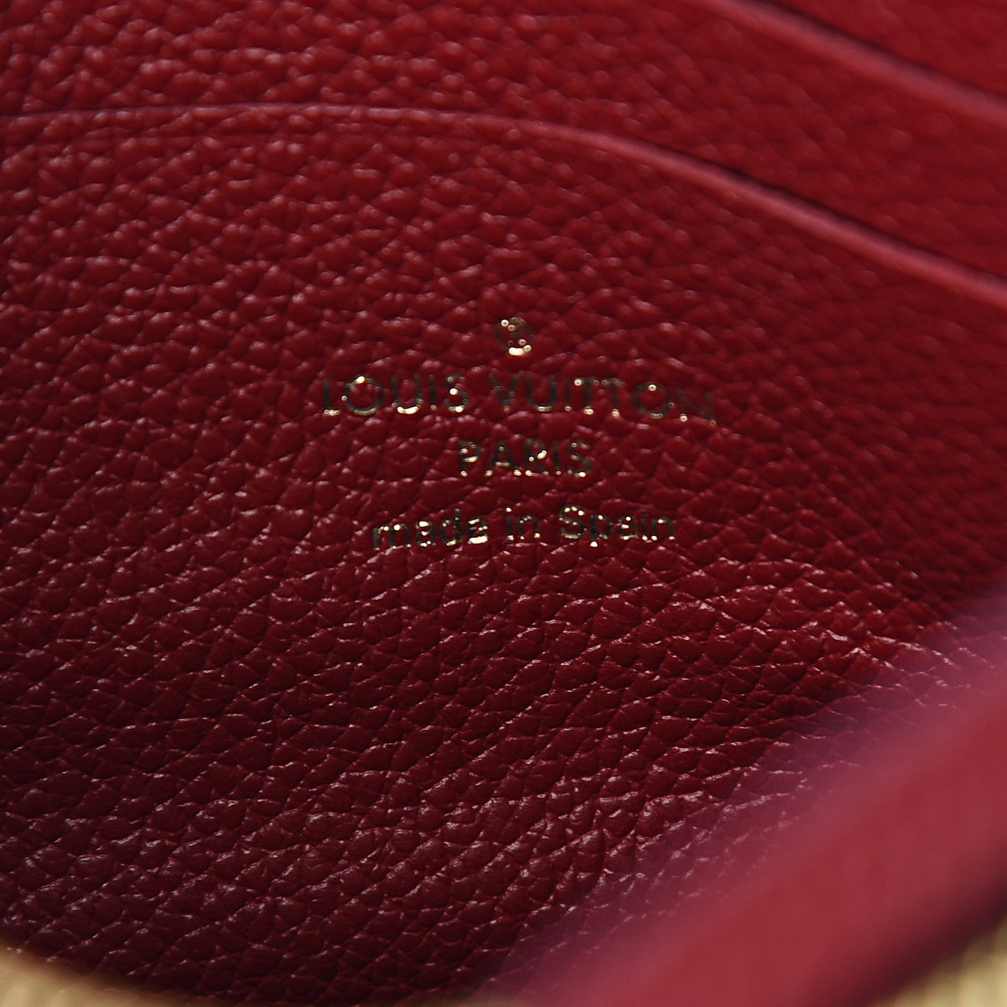 Empreinte Double Zip Pochette Cherry Berry