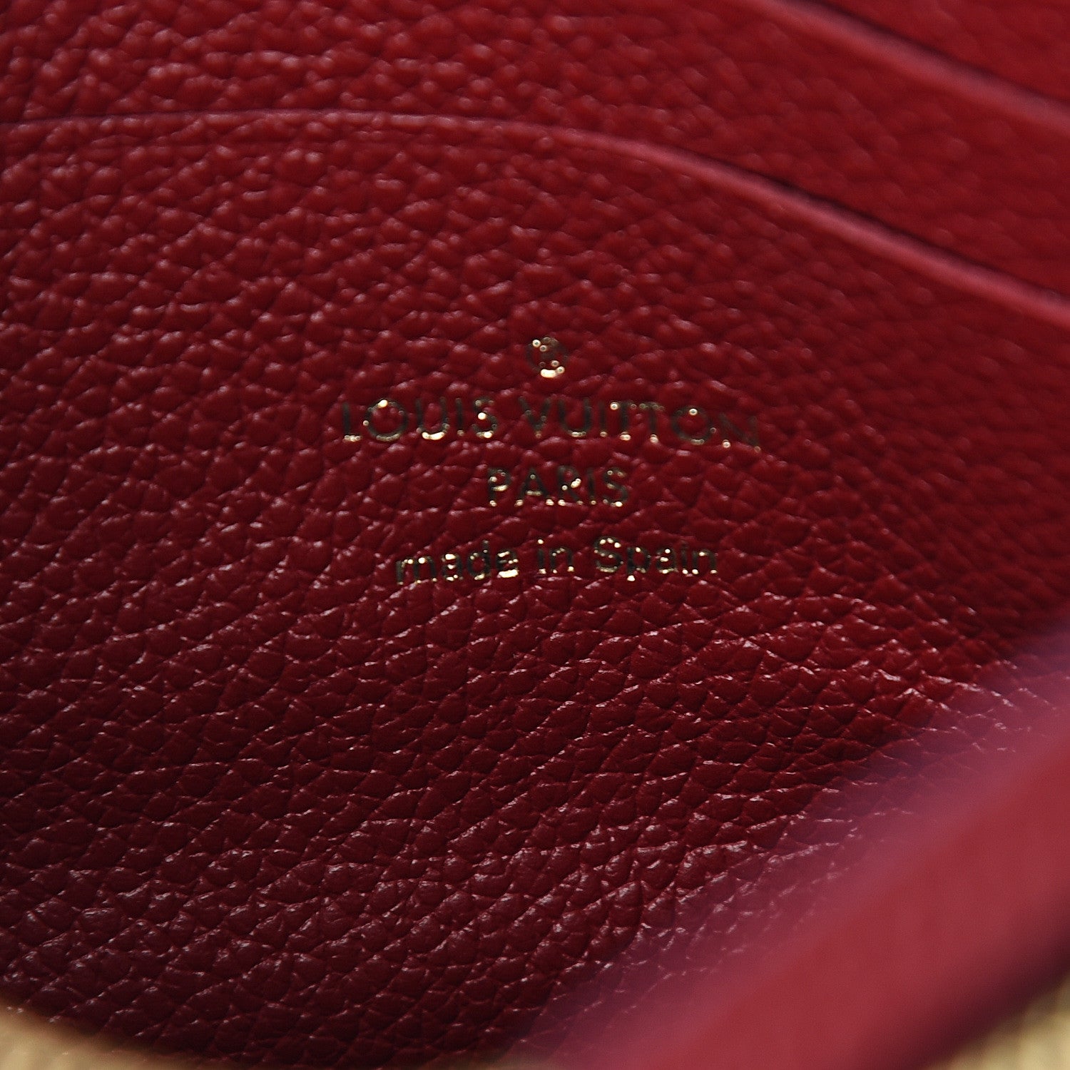 Louis Vuitton Empreinte Double Zip Pochette Cherry Berry 6 of 9
