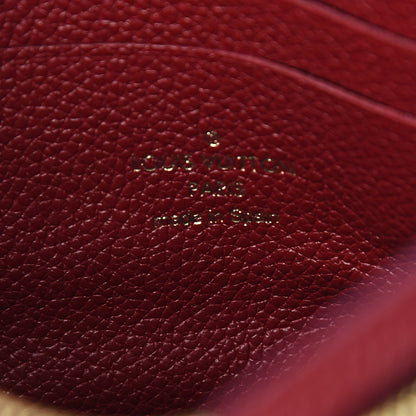 Louis Vuitton Empreinte Double Zip Pochette Cherry Berry 6 of 9