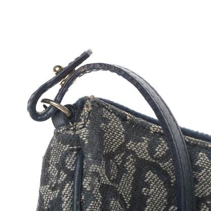 Christian Dior Monogram Mini Saddle Pochette Navy 6 of 6