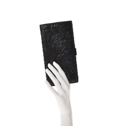Bottega Veneta Nappa Intrecciato Embossed Continental Wallet Nero Black 2 of 12