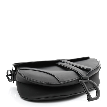 Christian Dior Ultra Matte Calfskin Saddle Bag Black 4 of 11