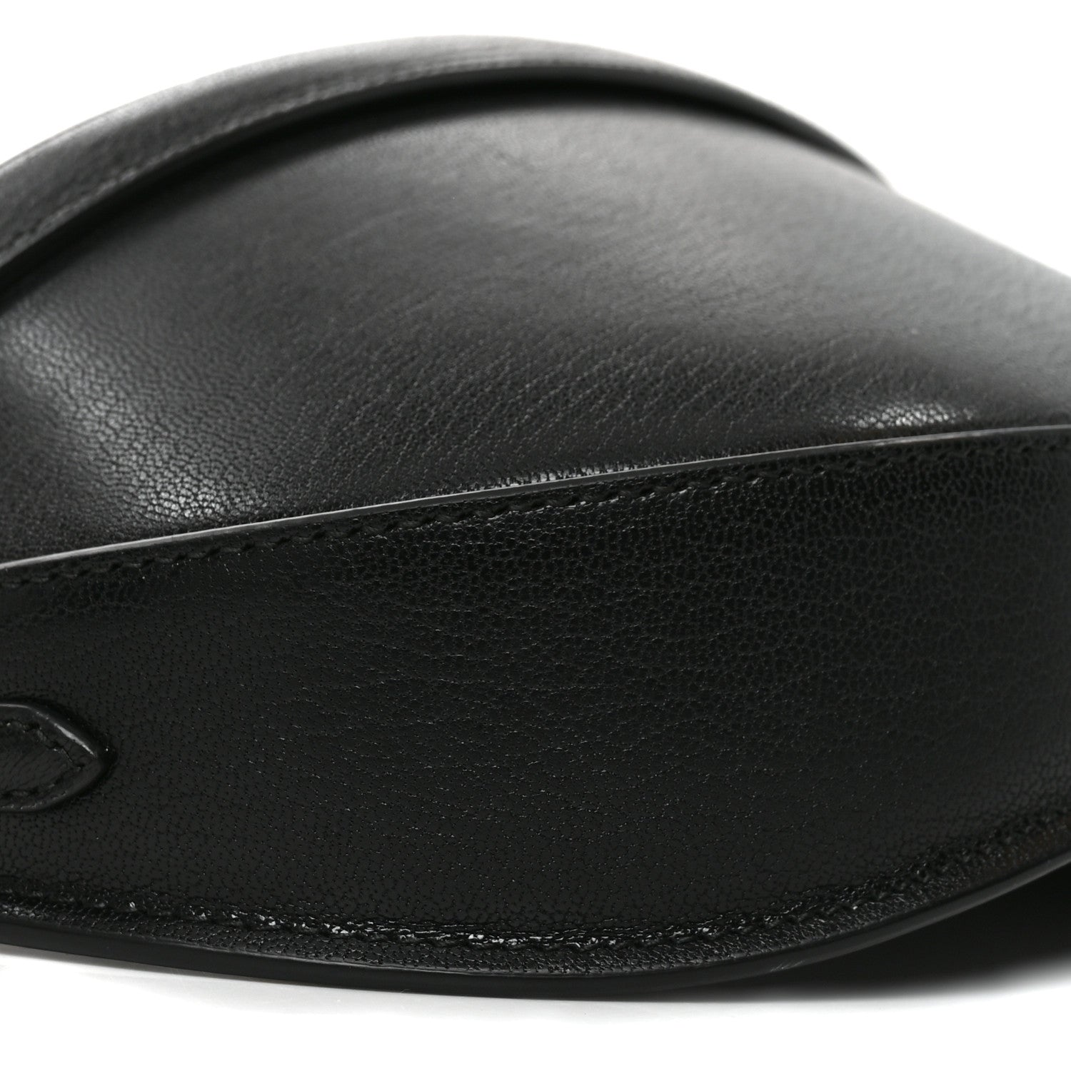 Alaia Goatskin Hip East West Shoulder Bag Black 17 of 19