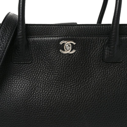Chanel Calfskin Cerf Executive Shopper Tote Black 8 of 11