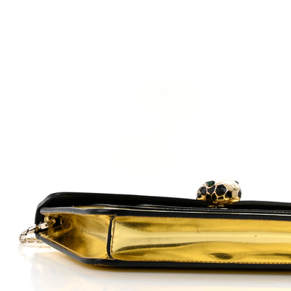 Bulgari Metallic Calfskin Serpenti Forever Bag Gold 8 of 9