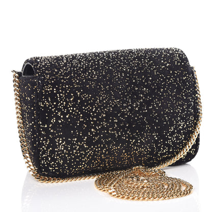 Jimmy Choo Glitter Mini Ruby Chain Crossbody Black 3 of 12